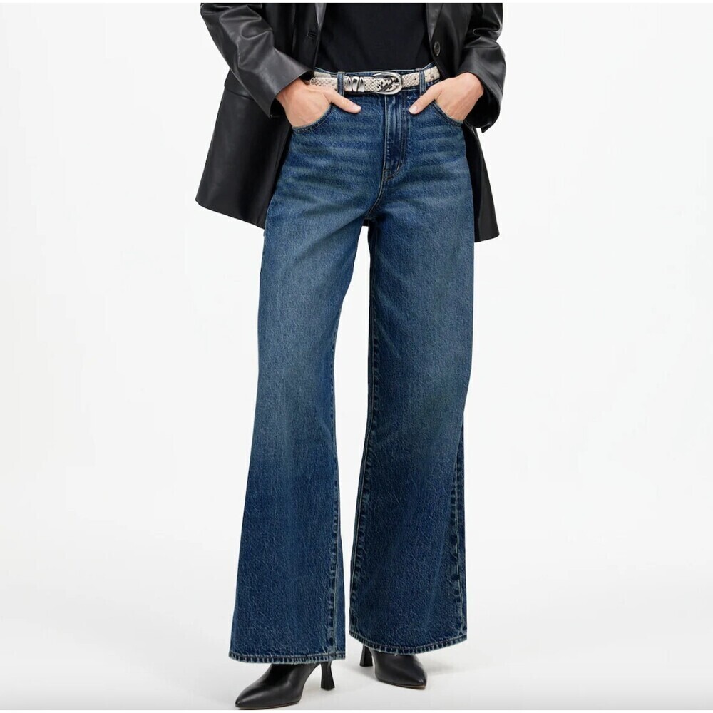 Madewell NWOT Superwide-Leg Jeans Medium Wash Size 26